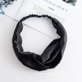 19 mm Twist Hair Tie Band Head Wrap Custom 100% Pure Silk Headband for women 2021